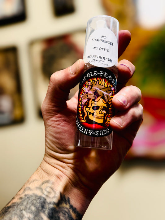 QTY OVER 5- FOR RETAIL SALES- OLD PRO ELECTRIC HOCUS POCUS ANTI-MICROBIAL TATTOO WASH