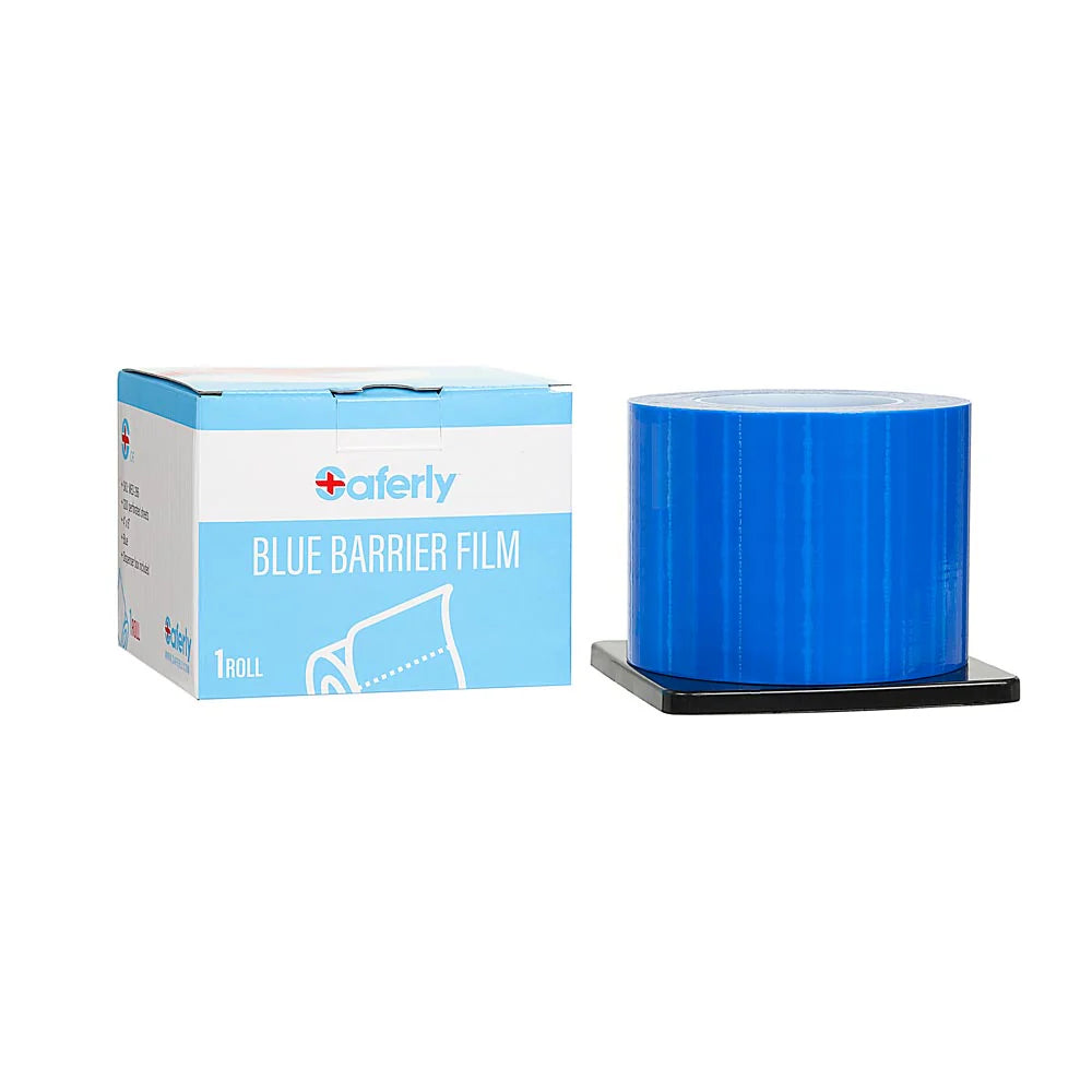 Saferly Barrier Film in Dispenser Box 4” x 6” — Price Per Roll— Pick Color