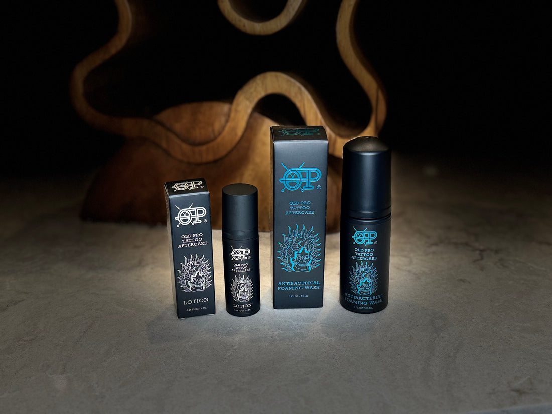 OLD PRO TATTOO AFTERCARE - FOR PROFESSIONAL TATTOOS AND TATTOOING