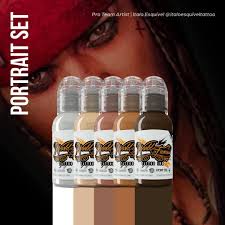 WORLD FAMOUS INK - PORTRAIT COLORS - 1oz. Bottles