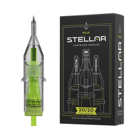 Peak Stellar Liner Needle Cartridges — Box of 20