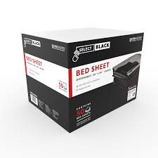 Unigloves Disposable Black Bed Sheets CASE/QTY50